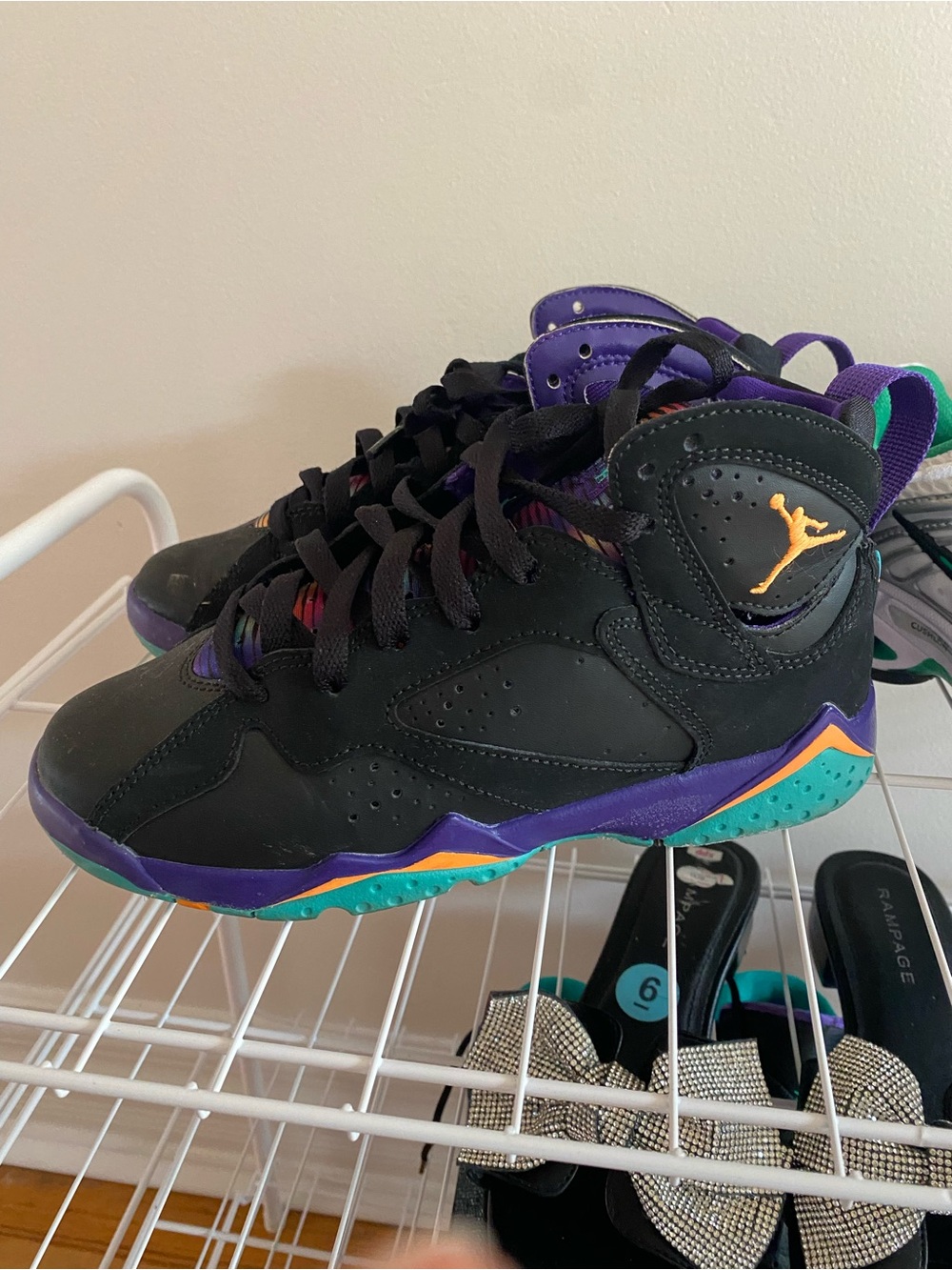 Lola bunny Jordan High-Top Sneakers - Black, Purple, Teal, Gold
